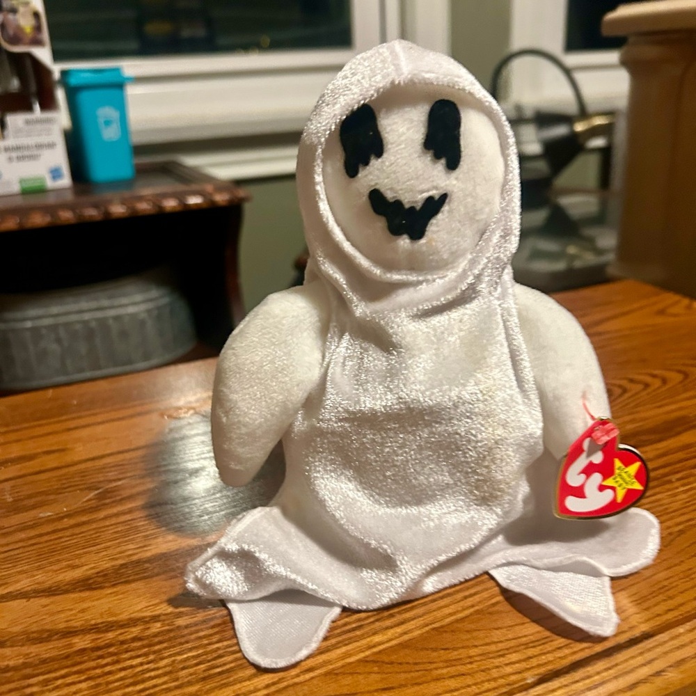 Ty Beanie Babies Ghost Plush - 1999 RARE